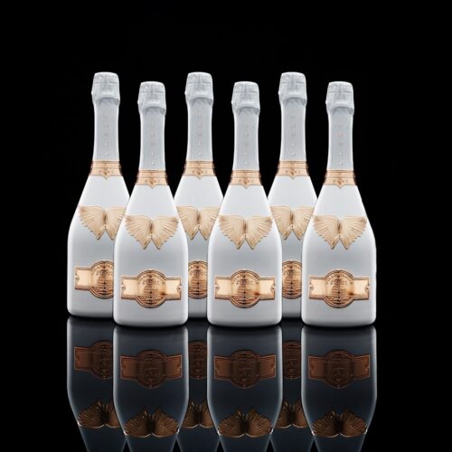 Case of 6 Angel NV Rosé Champagne 750ml